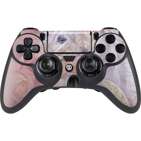 Licorne Florale Rose Unicorn by Laurie Prindle PlayStation PS4 Skins